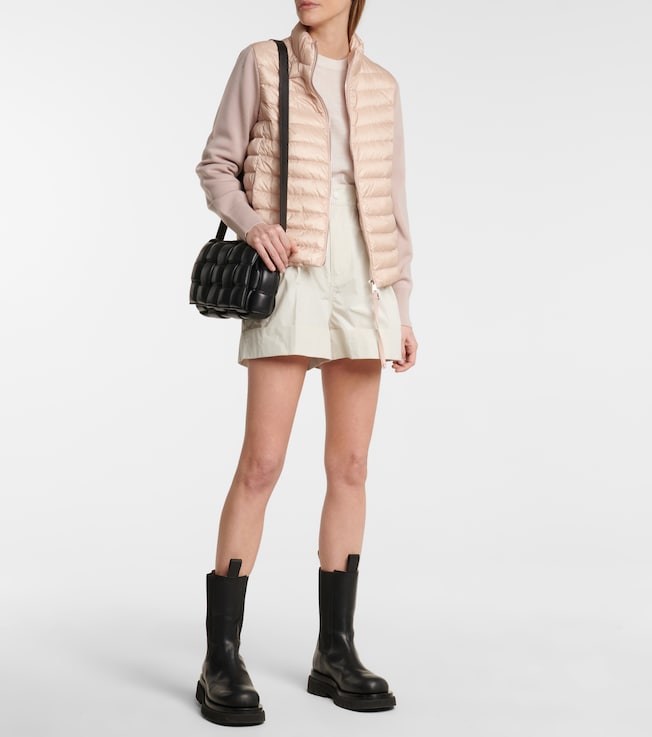 Moncler Faille paperbag shorts