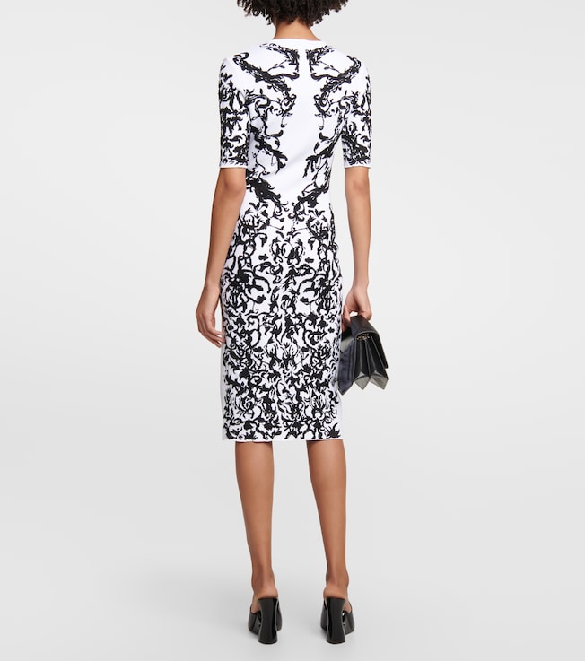 Alaïa Alaïa Printed midi dress