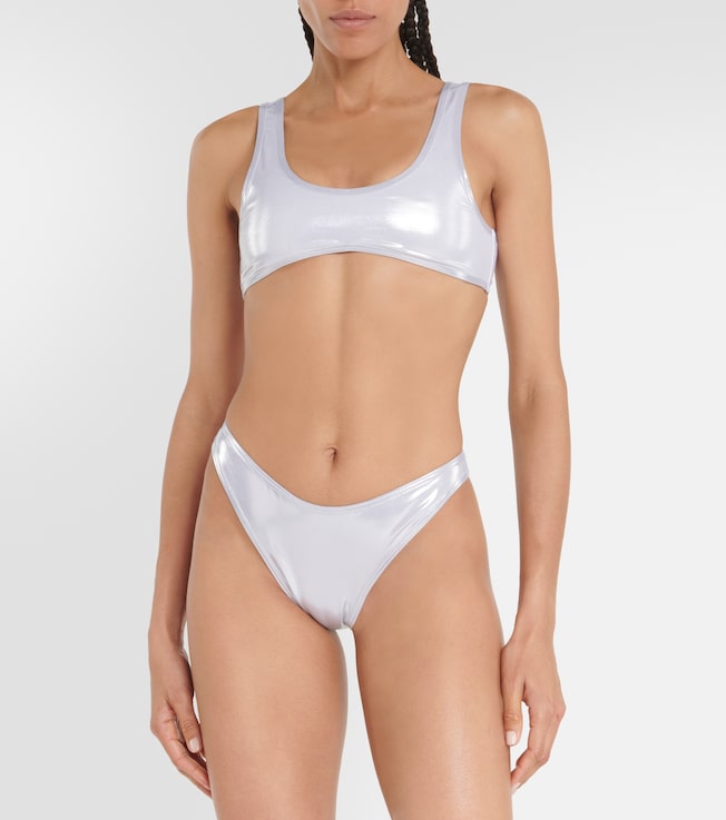 Reina Olga Coolio lamé bikini bottoms