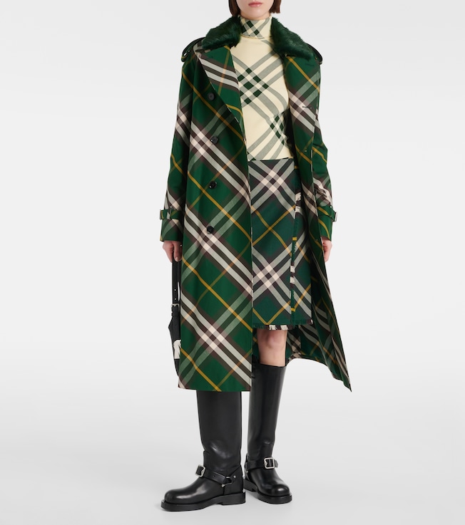 Burberry Burberry Check turtleneck sweater