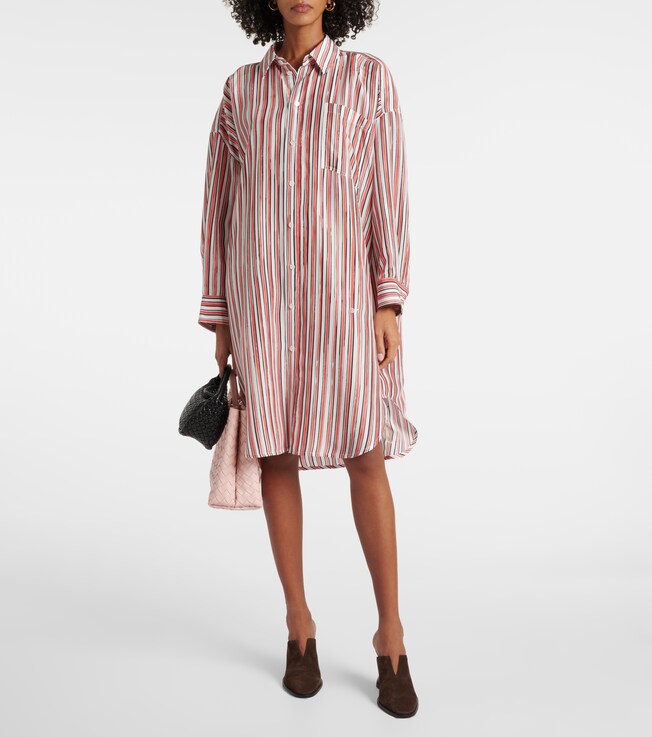 Bottega Veneta Silk midi dress