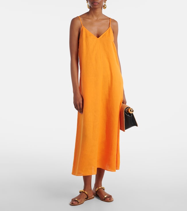 Eres Snob linen slip dress