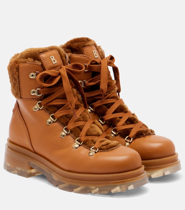 BOGNER Swansea shearling-lined leather ankle boots