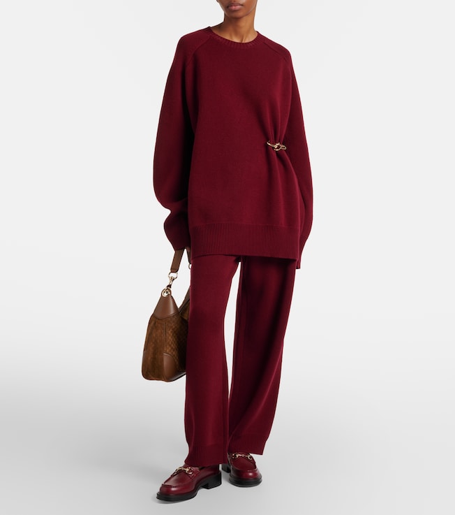 Gucci Horsebit wool and cashmere sweater