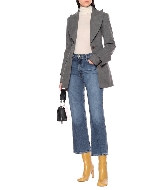 J BRAND Julia high-rise cropped jeans