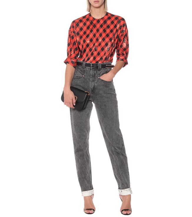 PREEN BY THORNTON BREGAZZI Catrine gingham top