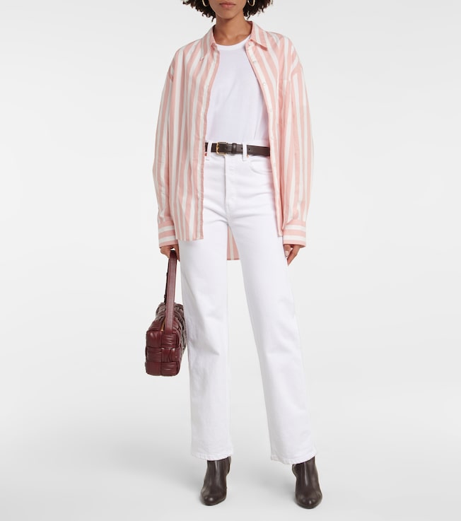 The Frankie Shop Lui striped cotton shirt