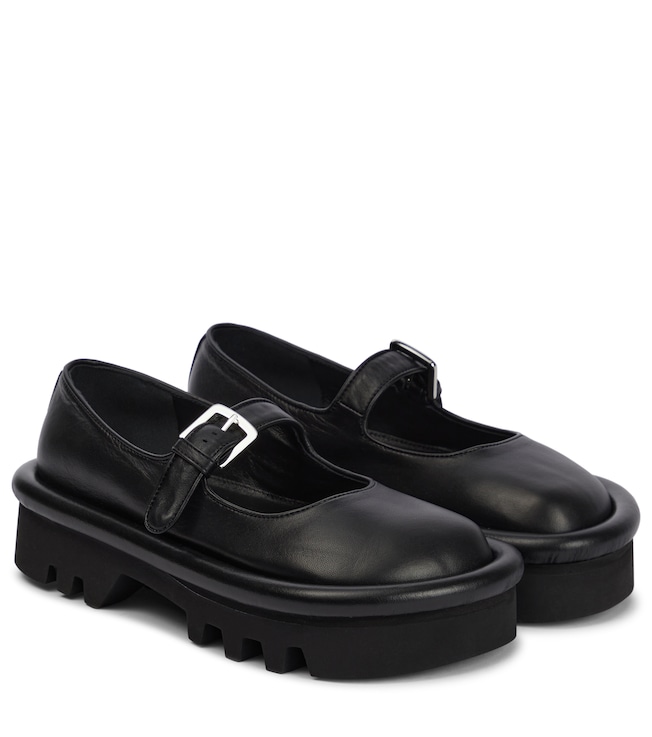 Jw Anderson Bumper-Tube leather loafers