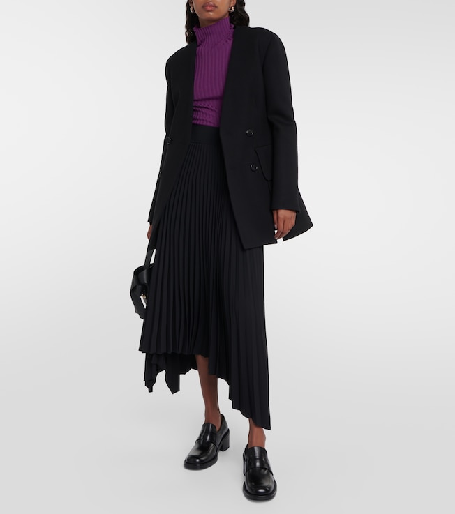 Plan C Ribbed-knit wool sweater