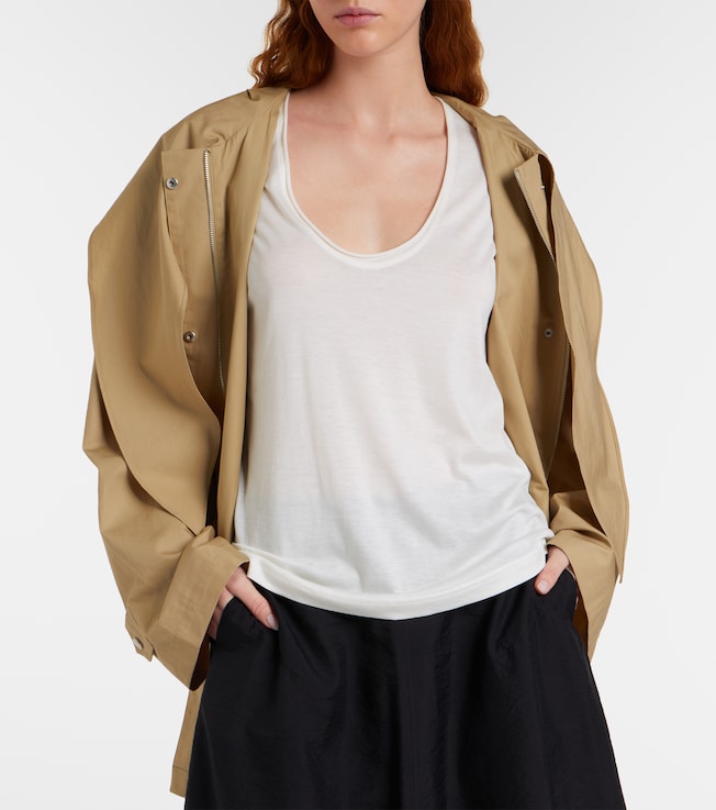 TOTEME Cotton and silk T-shirt