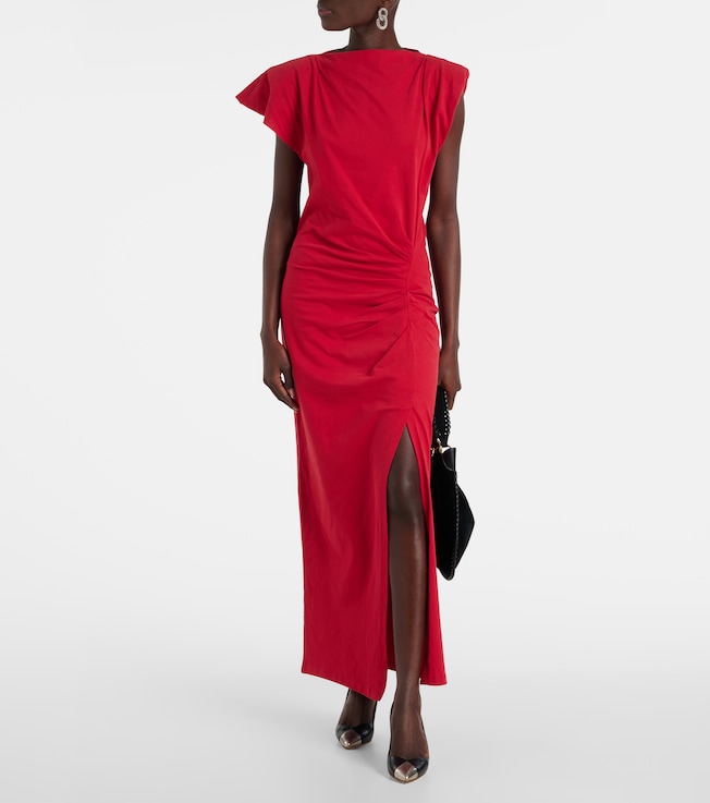 Isabel Marant Nadela cotton jersey maxi dress