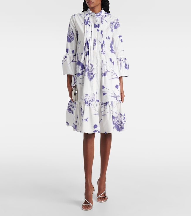 Erdem Floral cotton minidress
