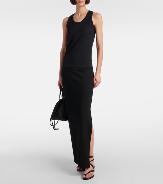 KHAITE Lilth crêpe jersey pencil skirt