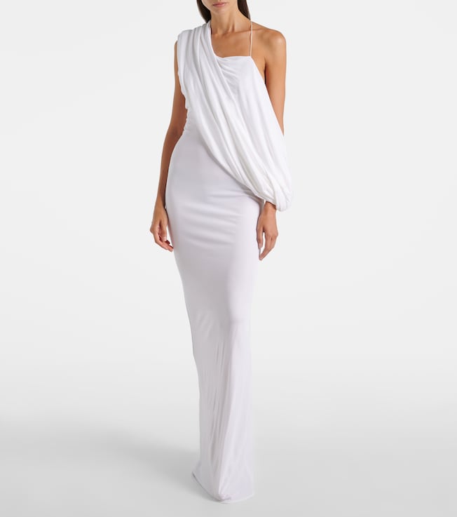 Christopher Esber Aiba draped jersey maxi dress