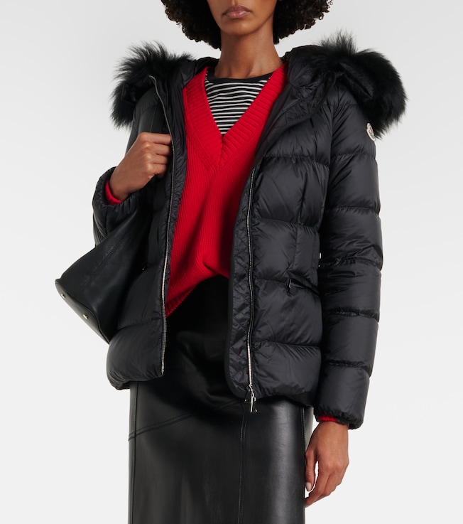 Moncler Boed shearling-trimmed down jacket