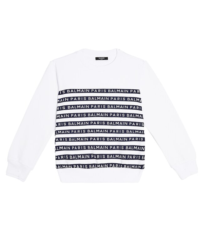 Sweatshirt aus Baumwoll-Jersey | Balmain Kids