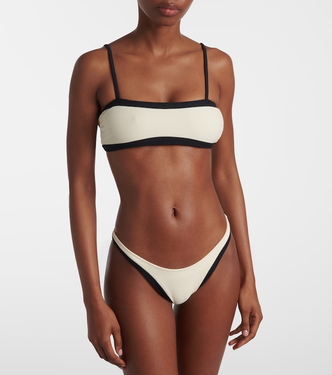 Same Colorblocked bandeau bikini top