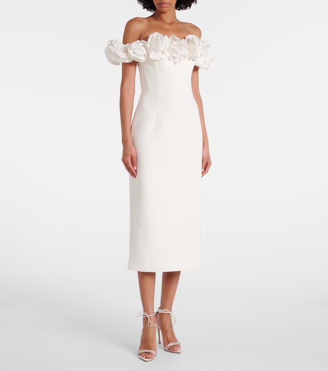 Rebecca Vallance Bridal off-shoulder minidress