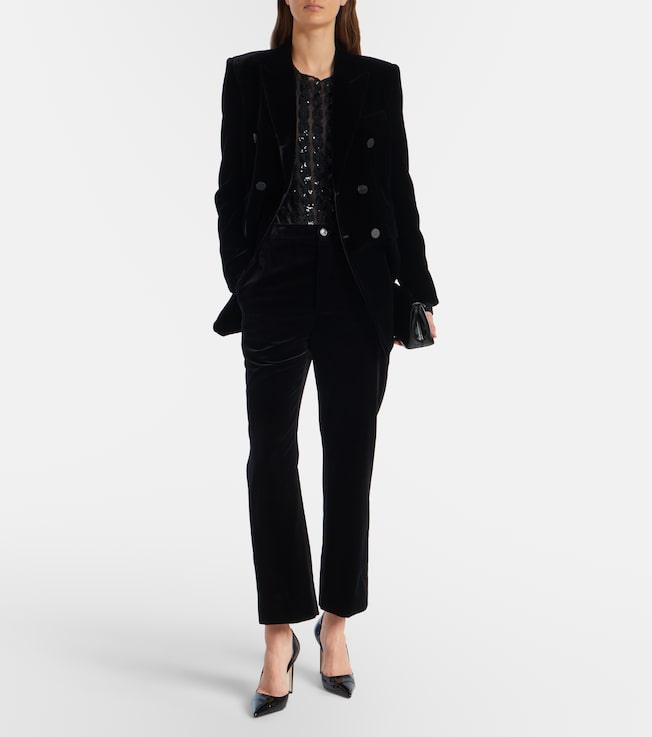 Polo Ralph Lauren Polo Ralph Lauren Sequined mesh and jersey bodysuit