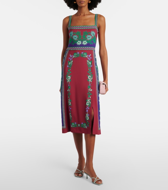 La DoubleJ Buy Me A Martini floral midi dress