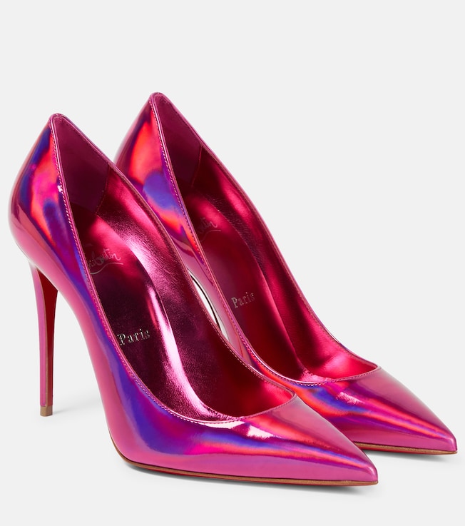 CHRISTIAN LOUBOUTIN Kate patent leather pumps