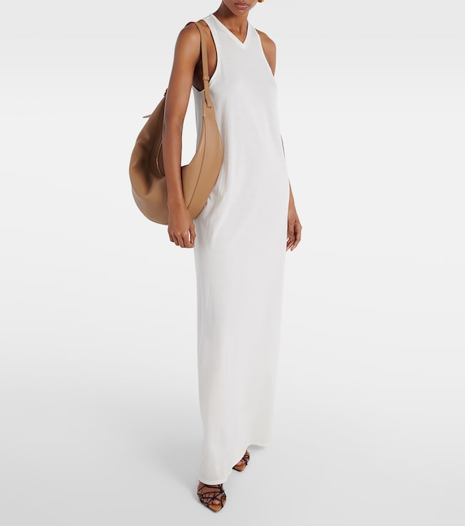 KHAITE Vernetta cotton-blend jersey maxi dress