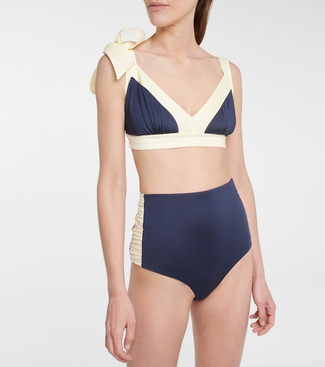 Johanna Ortiz Kakadu high-rise bikini bottoms