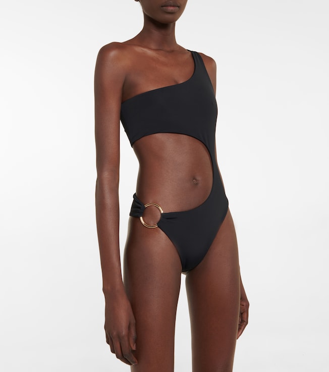 Louisa Ballou Half Moon one-shoulder swimsuit