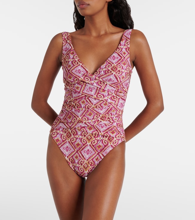 Karla Colletto Basics printed swimsuit
