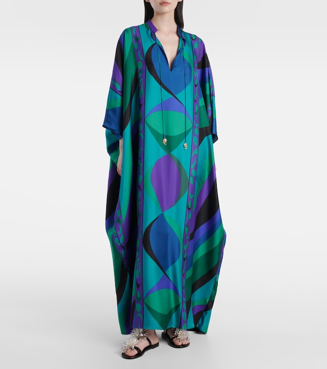 Pucci Iride silk kaftan