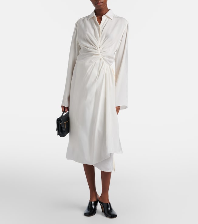 Maison Margiela Draped midi dress