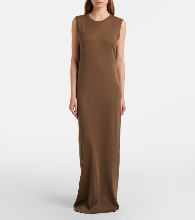 The Row Oiva silk maxi dress