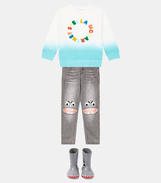 Bestickte Slim Jeans | Stella McCartney Kids