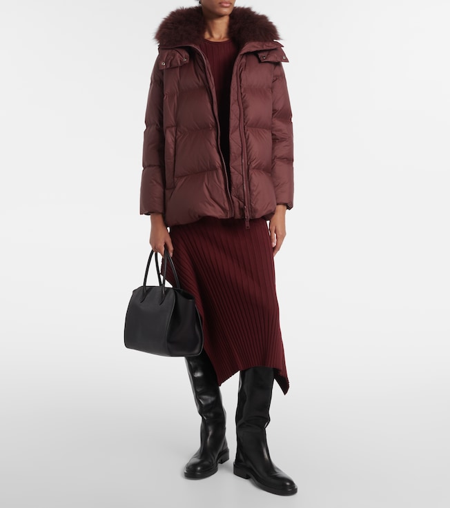 Yves Salomon Quilted down jacket