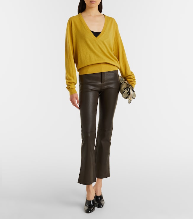 Stouls Dean 22 leather flared pants