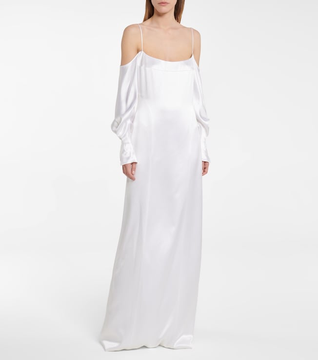 Galvan Bridal Valencia silk satin gown