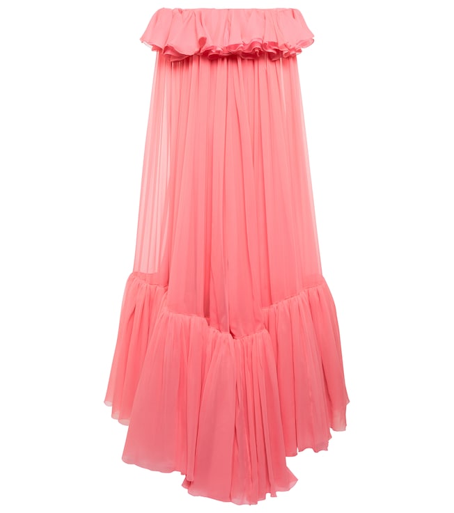 Giambattista Valli Off-shoulder pleated gown