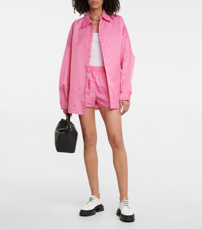 The Frankie Shop Perla shirt jacket and shorts set