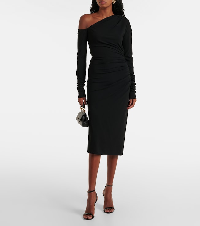 Dolce&Gabbana Draped jersey midi dress