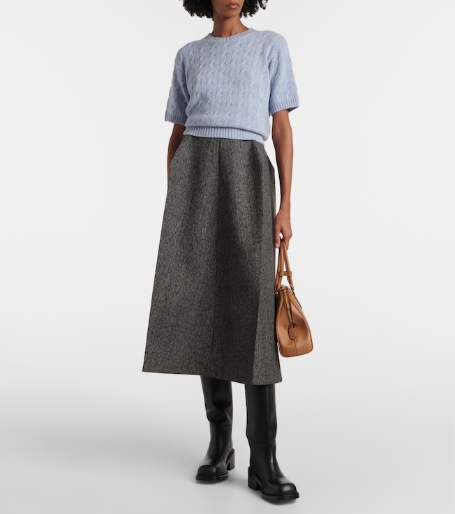 Prada Wool maxi skirt