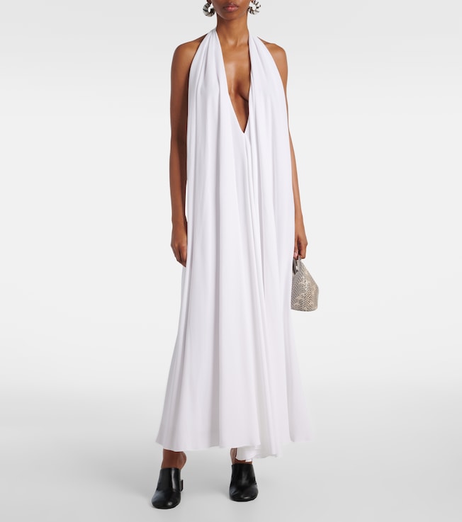 Jacquemus Norma draped maxi dress