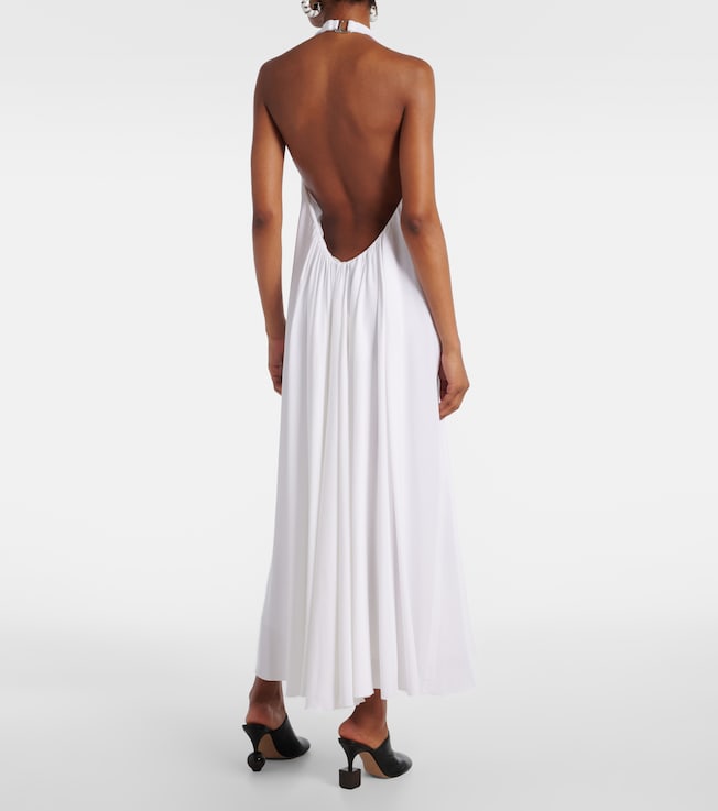 Jacquemus Jacquemus Norma draped maxi dress