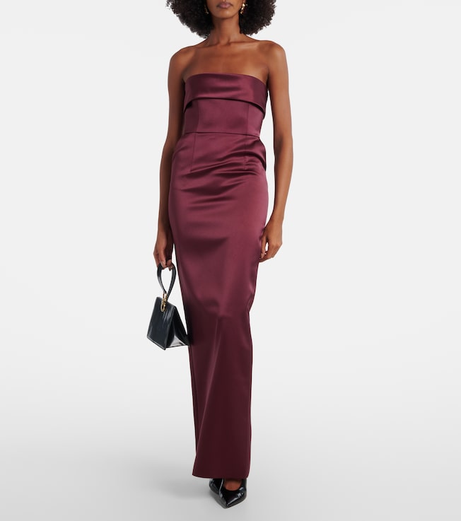 The New Arrivals Ilkyaz Ozel Rhea satin gown