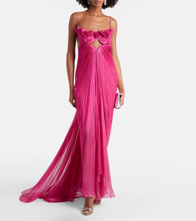 Maria Lucia Hohan Lupita draped silk gown