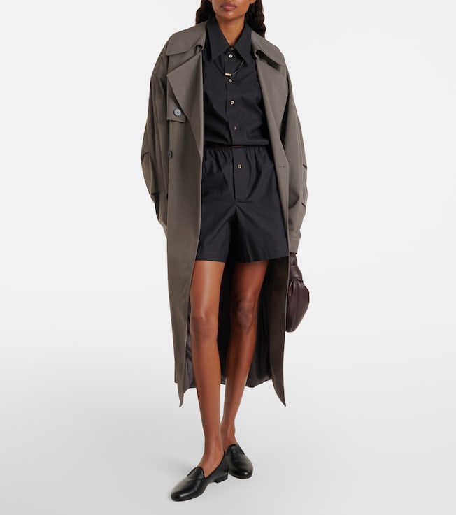 Lemaire Cotton and silk shorts