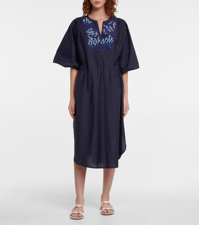 Max Mara Cotton-blend kaftan