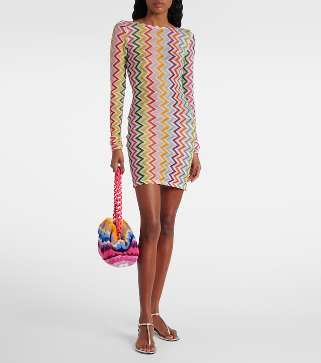 Missoni Zigzag lamé beach dress