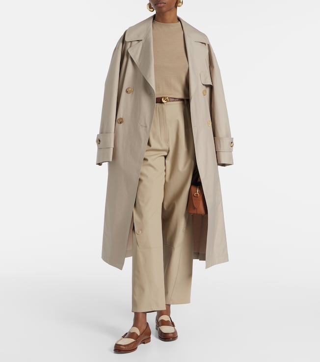 Max Mara Duomo cotton straight pants