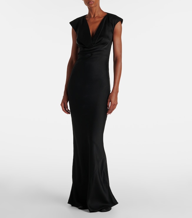 The Row Tefra satin gown