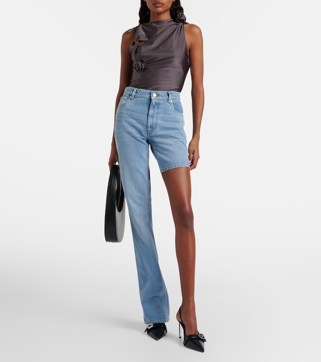 Coperni One-Leg Boyfriend bootcut jeans